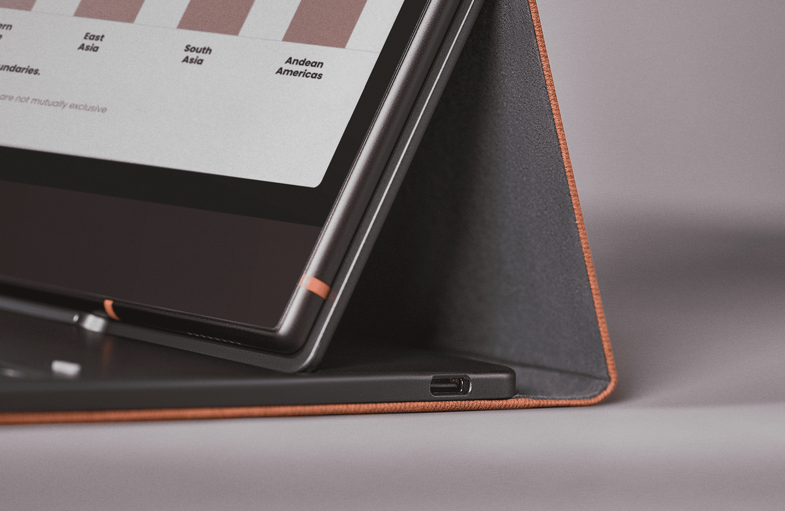 Przenośne etui z klawiaturą do pisania na czytniku Onyx Boox Note Air 5 C